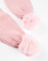 Sjaal - Lurex - roze