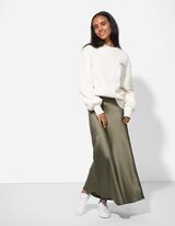 Gonna - Raso - verde scuro