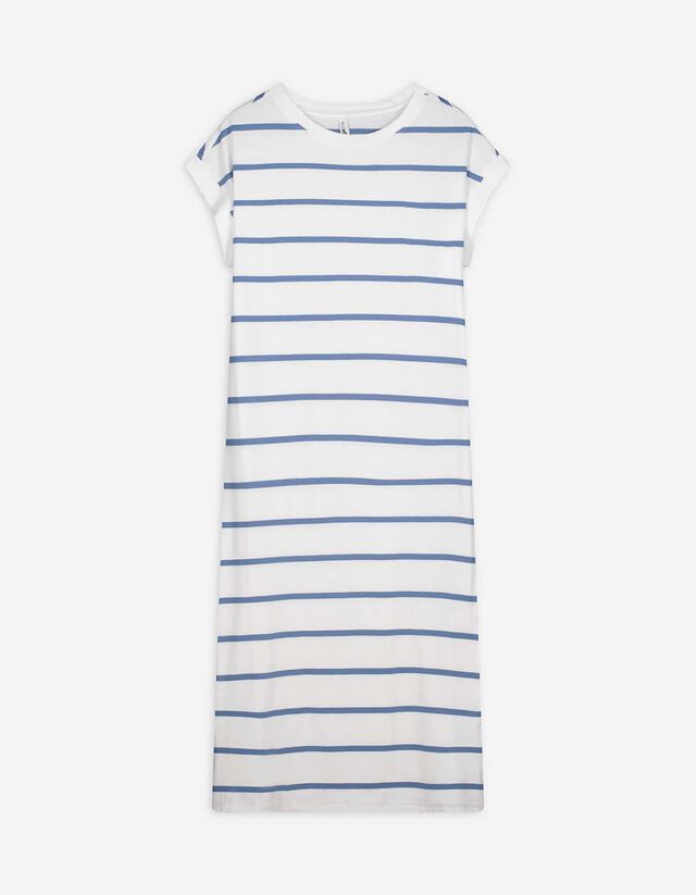 Robe - Rayures - blanc