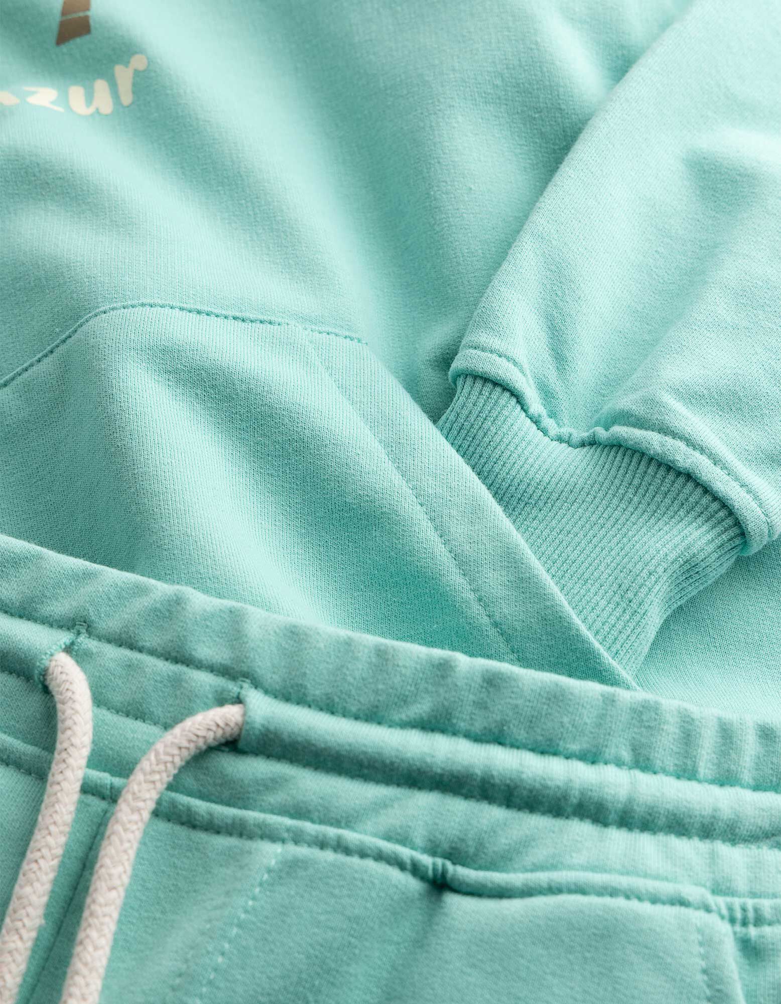 Set aus Sweatshirt und Shorts - Sweat - T&uuml;rkis