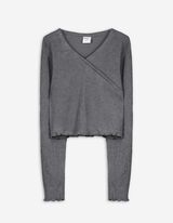 Top wrap - Gri inchis