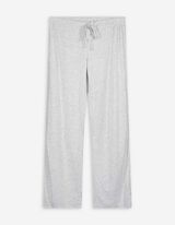 Pyjamahose - Strukturiertes Material - grau