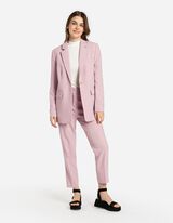 Kostiumo kelnės - Plisavimas - sviesiai rozinis