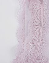 pidžama set od majice i pantalona - &Scaron;areni print - ljubicasta