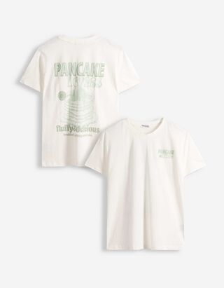 T-Shirt - R&uuml;ckenprint - wei&szlig;