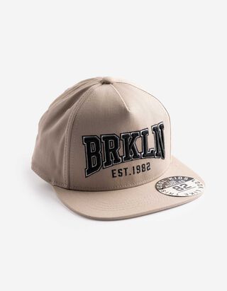 Basecap - Stickerei - beige