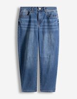 Džinsai - Baliono formos kelnės - melynas