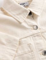 Chemise en jean - Unicolore - blanc