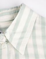 Blúzka - Náprsné vrecko - zelena