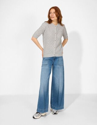 Jeans - Wide Fit - blu