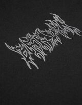 Mikina s kapucňou - Zadn&yacute; v&yacute;tlačok - cierna