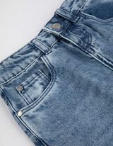 Farmernadrág - Széles szárú - kék