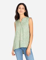 Blouseshirt - LENZING™ ECOVERO™ - groen