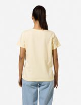 T-shirt - Borduursels - geel