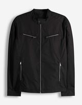 Jacke - Stehkragen - schwarz