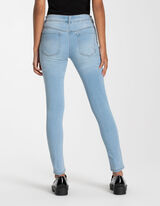 Teksap&uuml;ksid - High Waist - helesinine