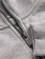 Sweatshirt - Troyer - Hellgrau