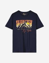 Tricou - Imprimare frontală - Albastru inchis