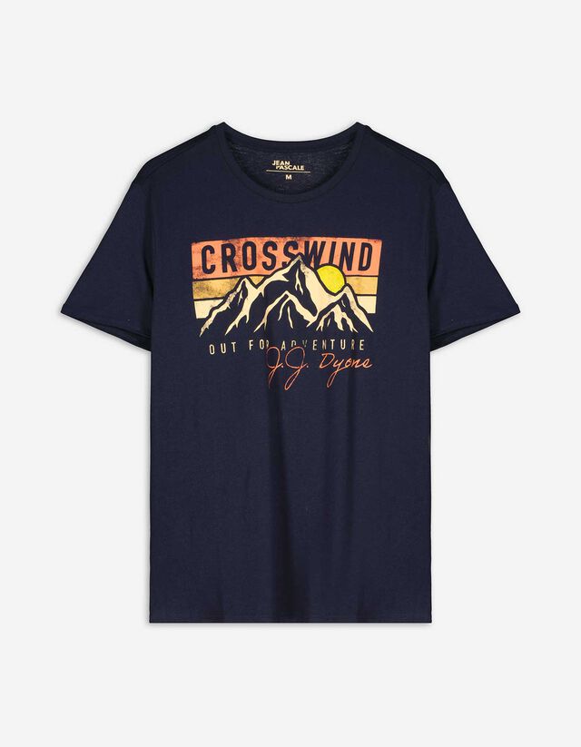 Tricou - Imprimare frontală - Albastru inchis