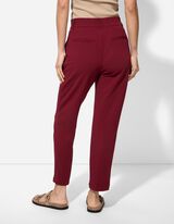 Hlače - Enobarvno - temno rdeca