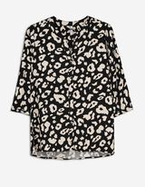 Blusa - LENZING™ ECOVERO™ - nero
