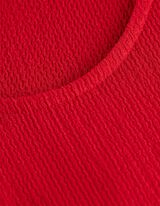 T-shirt - A costine - rosso