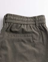 Cordhose - Elastischer Bund - Gr&uuml;n