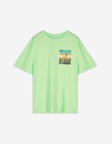 Marškinėliai - Nugaros raštas - sviesiai zalias