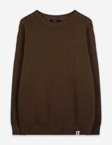 Pullover - Baumwolle - dunkelgrün