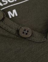 T-Shirt - T-Shirt-Ausschnitt - dunkelgrün