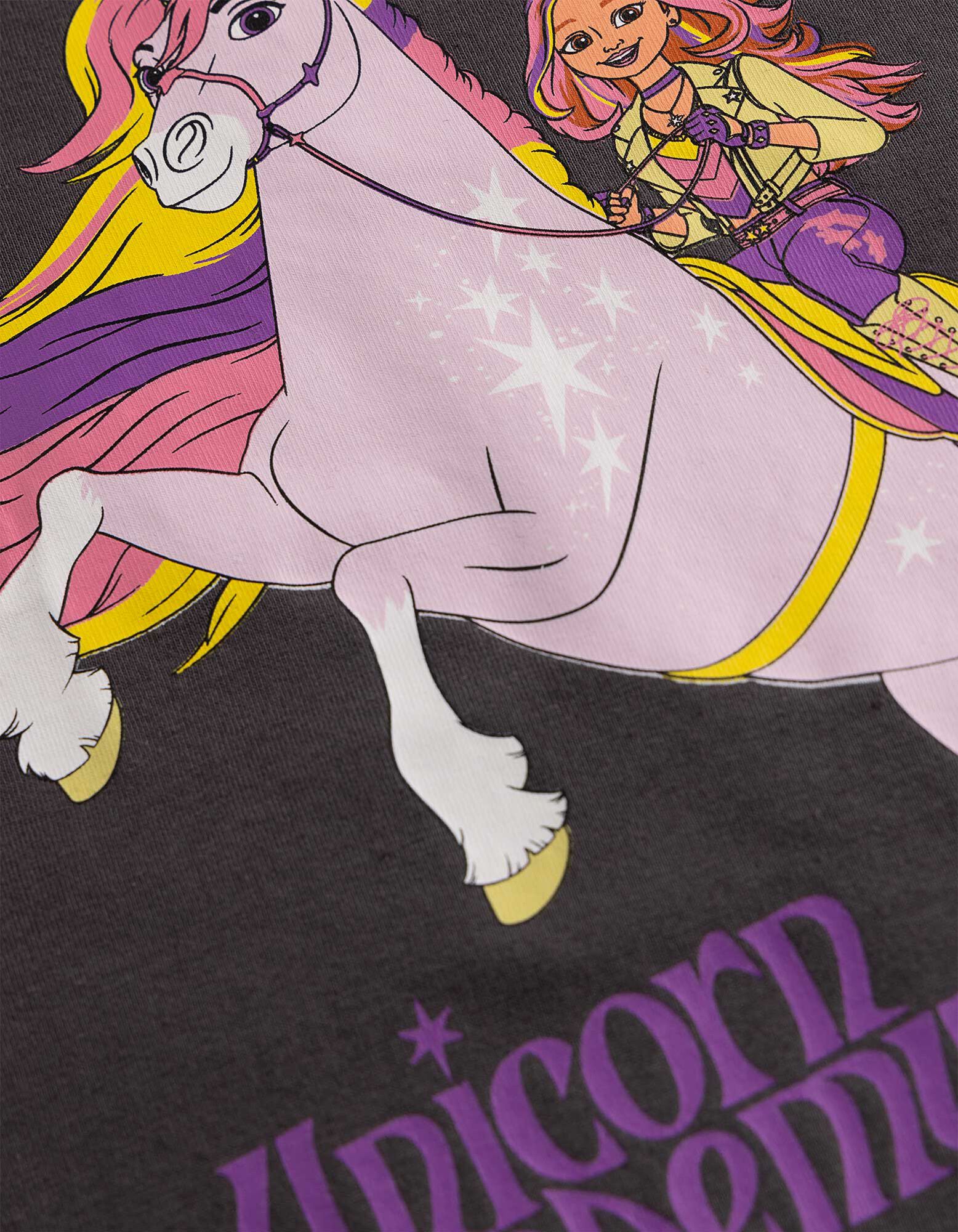 T-Shirt - Unicorn Academy - Dunkelgrau