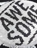 T-shirt - Paillettes doubleface - nero