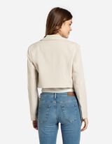 Blejzer - skr&aacute;ten&yacute; - bezova