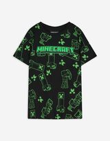 Marškinėliai - Minecraft - juodas