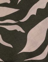 Blusenshirt - Allover-Print - grün