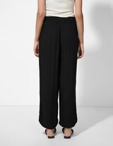 Kalhoty - Široký střih Wide Fit - cerná