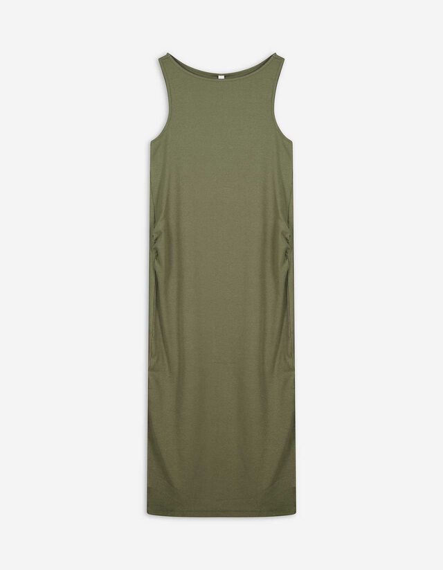 Robe de grossesse - Unicolore - Vert