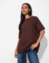 Tricou - Broderii - Maro inchis