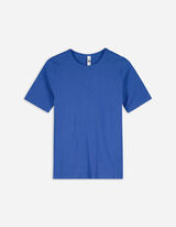 Tricou - Structură cu nervuri - Albastru inchis