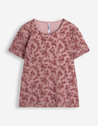 T-Shirt - Mesh - Rosa