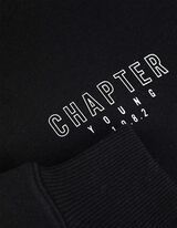 Bluză cu glugă - Oversized Fit - Negru