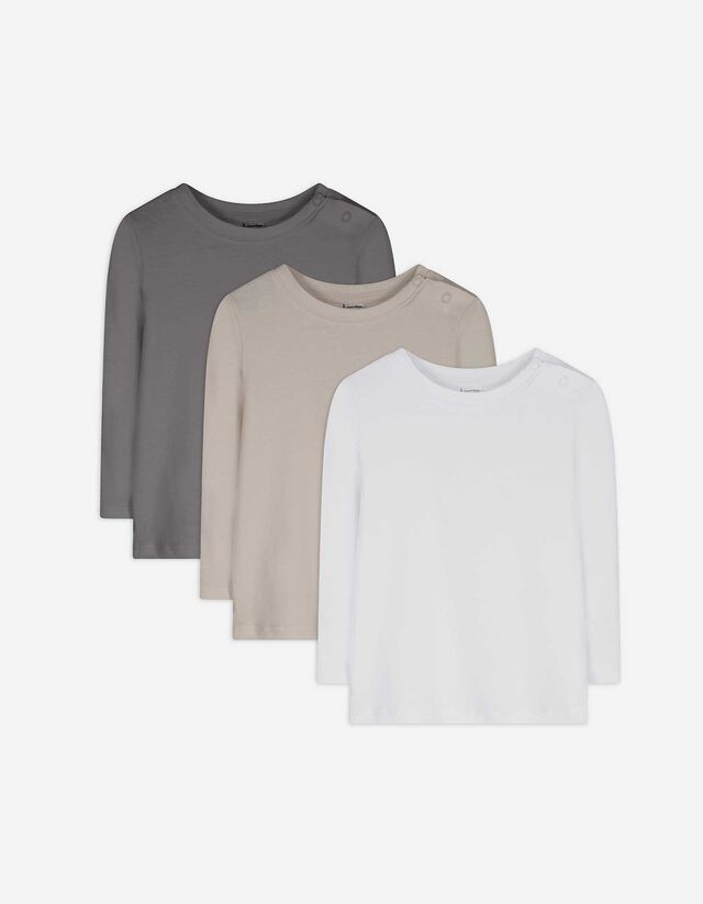 Langarmshirt - 3er-Pack