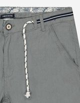 Kratke hlače - Lanena me&scaron;anica - zelena