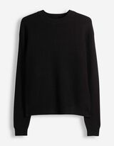 Pullover - Viskose-Mix - Schwarz