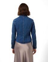 Jeanshemd - Knopfleiste - blau