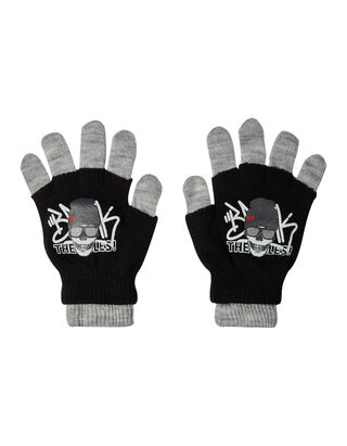 Jungen Handschuhe im Double Layer Look