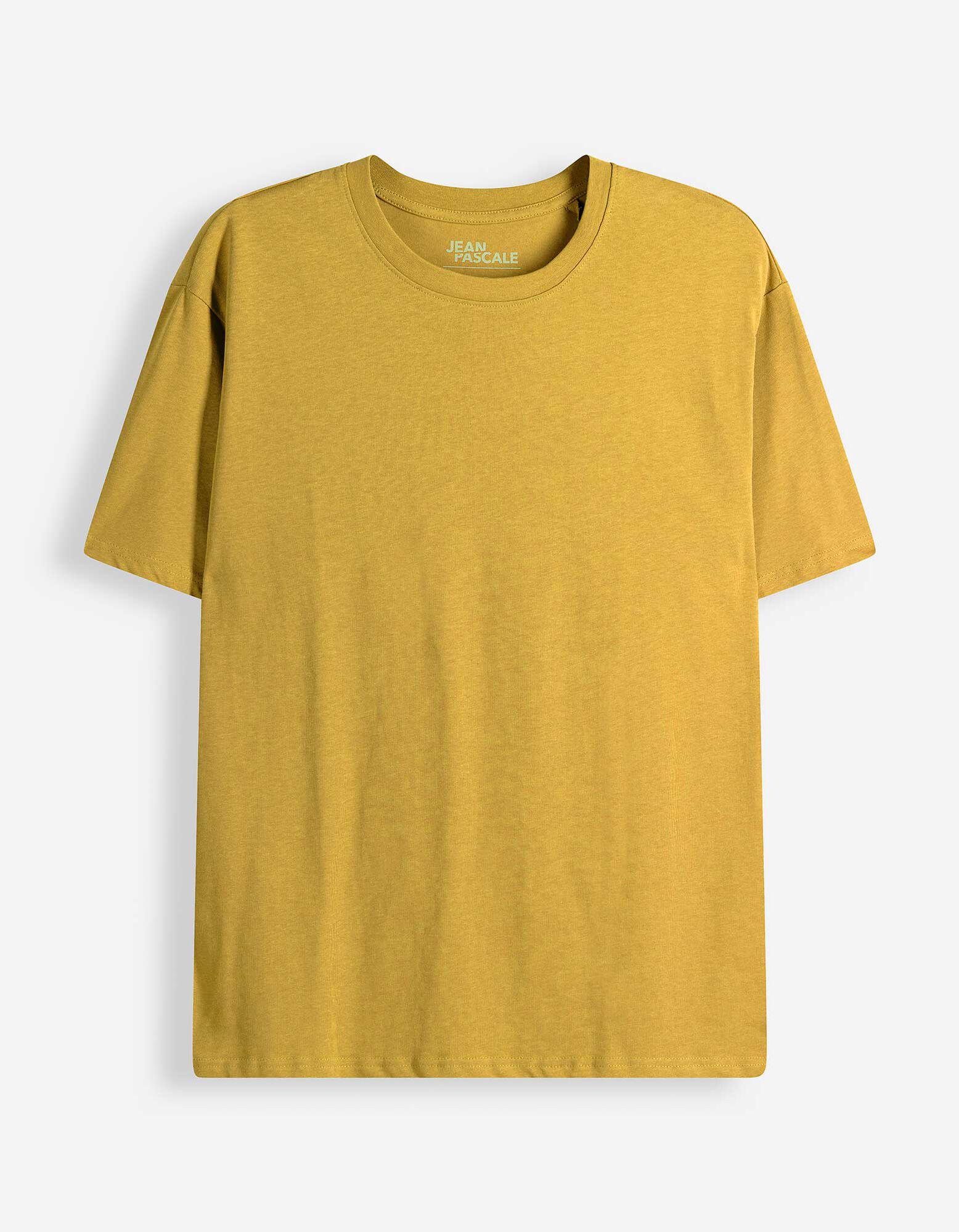 T-Shirt - Oversized Fit - Gelb
