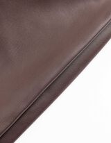 Sukně - Imitace kůže - tmave cervená