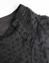 Palaidinė - Šifonas - juodas