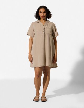 Kleid - Beige